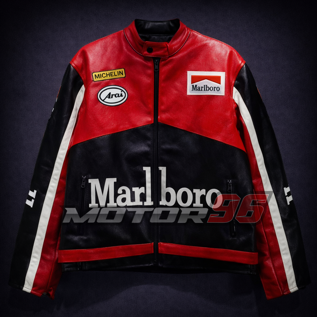 Chaqueta de cuero Marlboro Red Edition