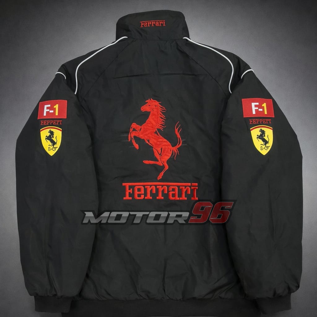 Chaqueta Ferrari Racing Black – Vodafone & Shell Edition