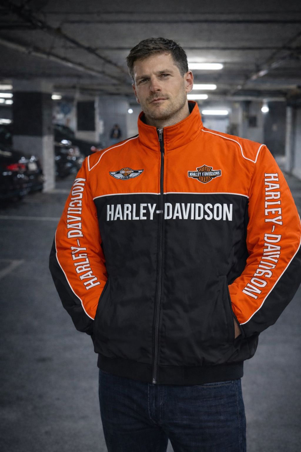 Chaqueta Harley-Davidson Racing Orange Edition