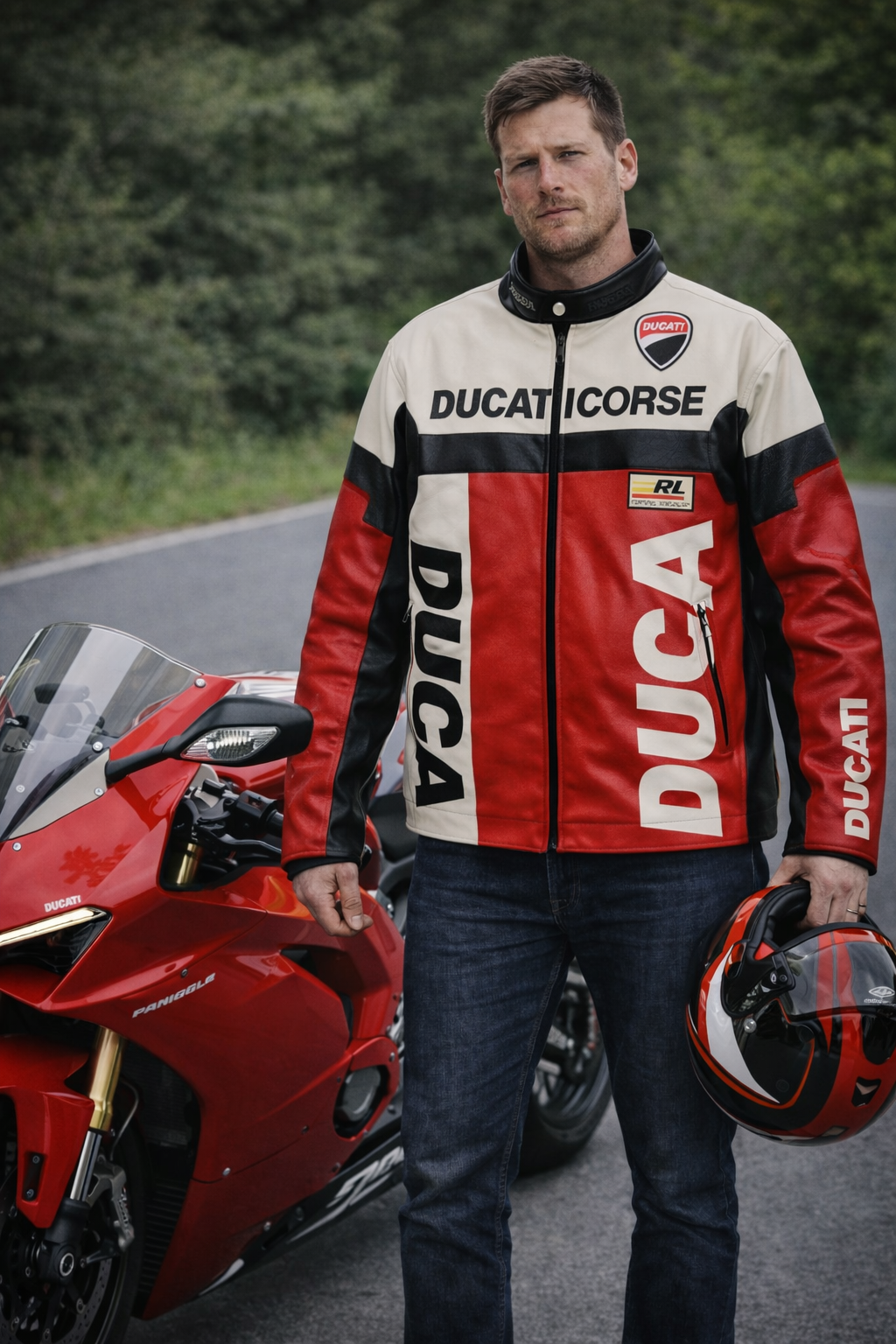 Chaqueta de cuero Ducati Corsé