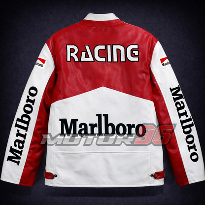 Chaqueta de cuero White Edition
