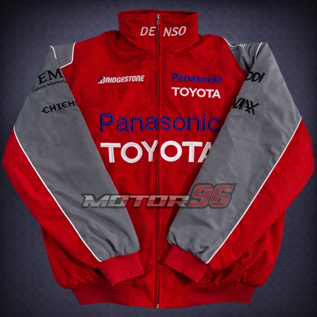 Chaqueta Racing Toyota Panasonic – Red & Grey Motorsport