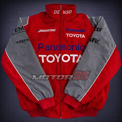 Chaqueta Racing Toyota Panasonic – Red & Grey Motorsport
