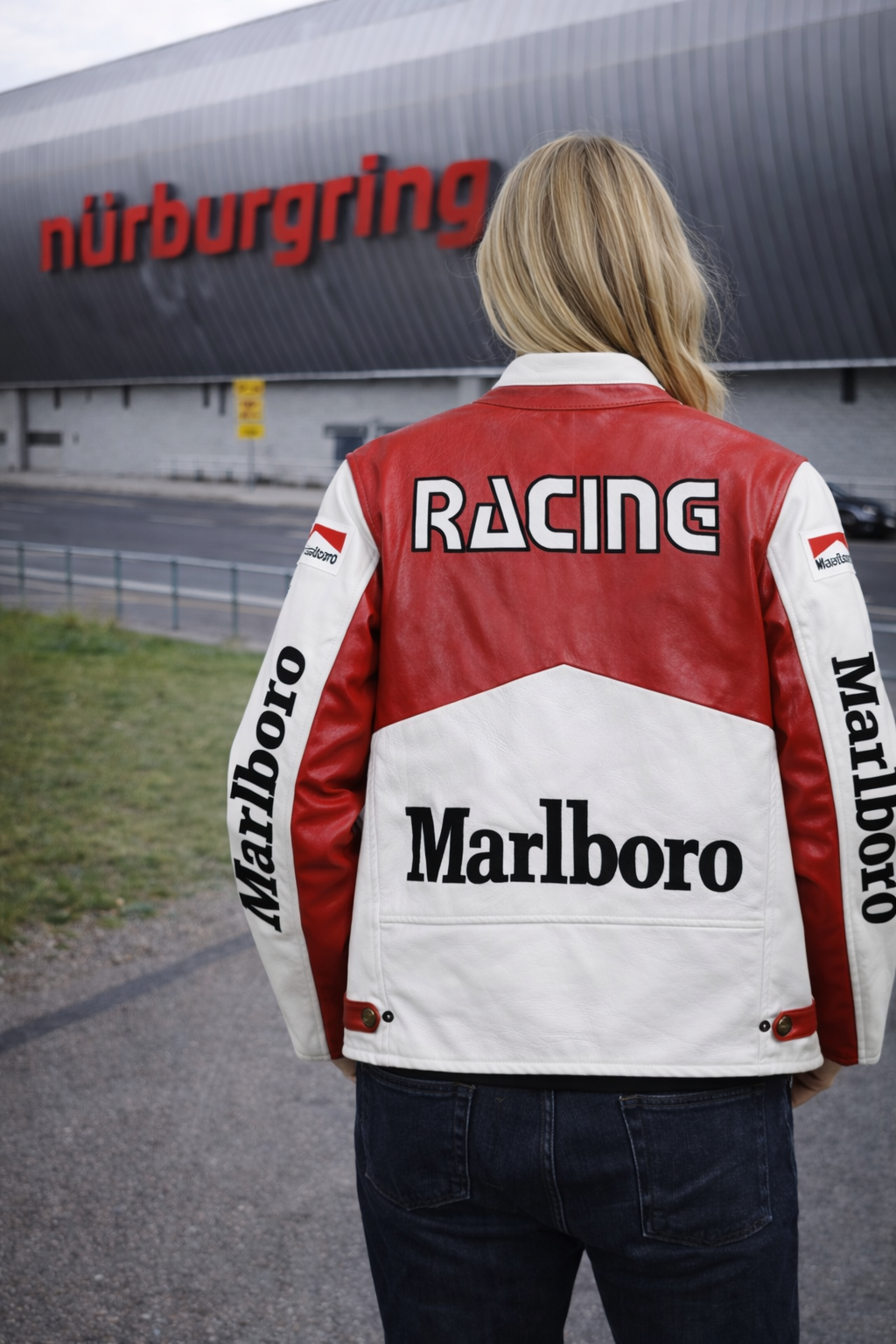 Chaqueta de cuero White Edition