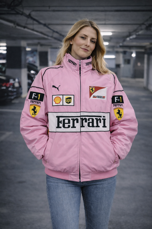 Chaqueta Ferrari rosa Motorsport