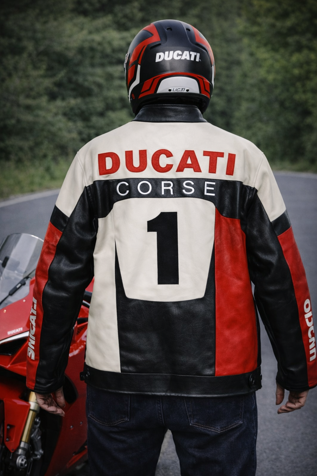 Chaqueta de cuero Ducati Corsé