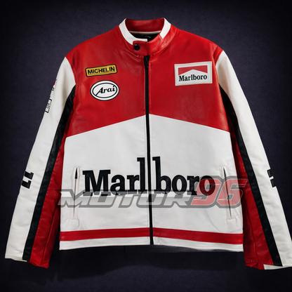 Chaqueta de cuero White Edition