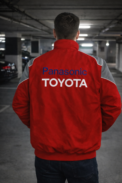 Chaqueta Racing Toyota Panasonic – Red & Grey Motorsport