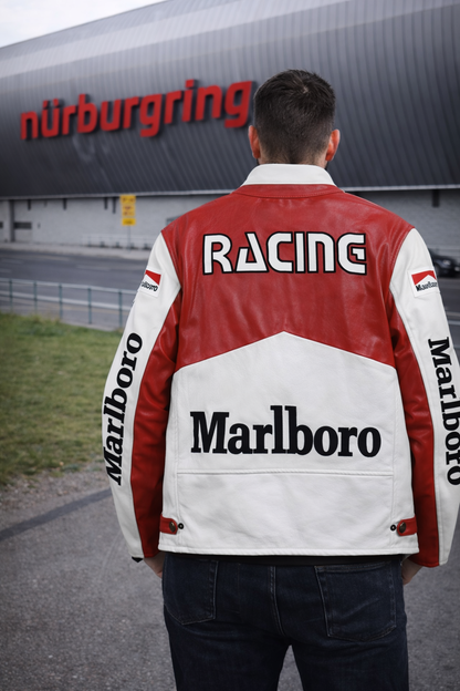 Chaqueta de cuero White Edition