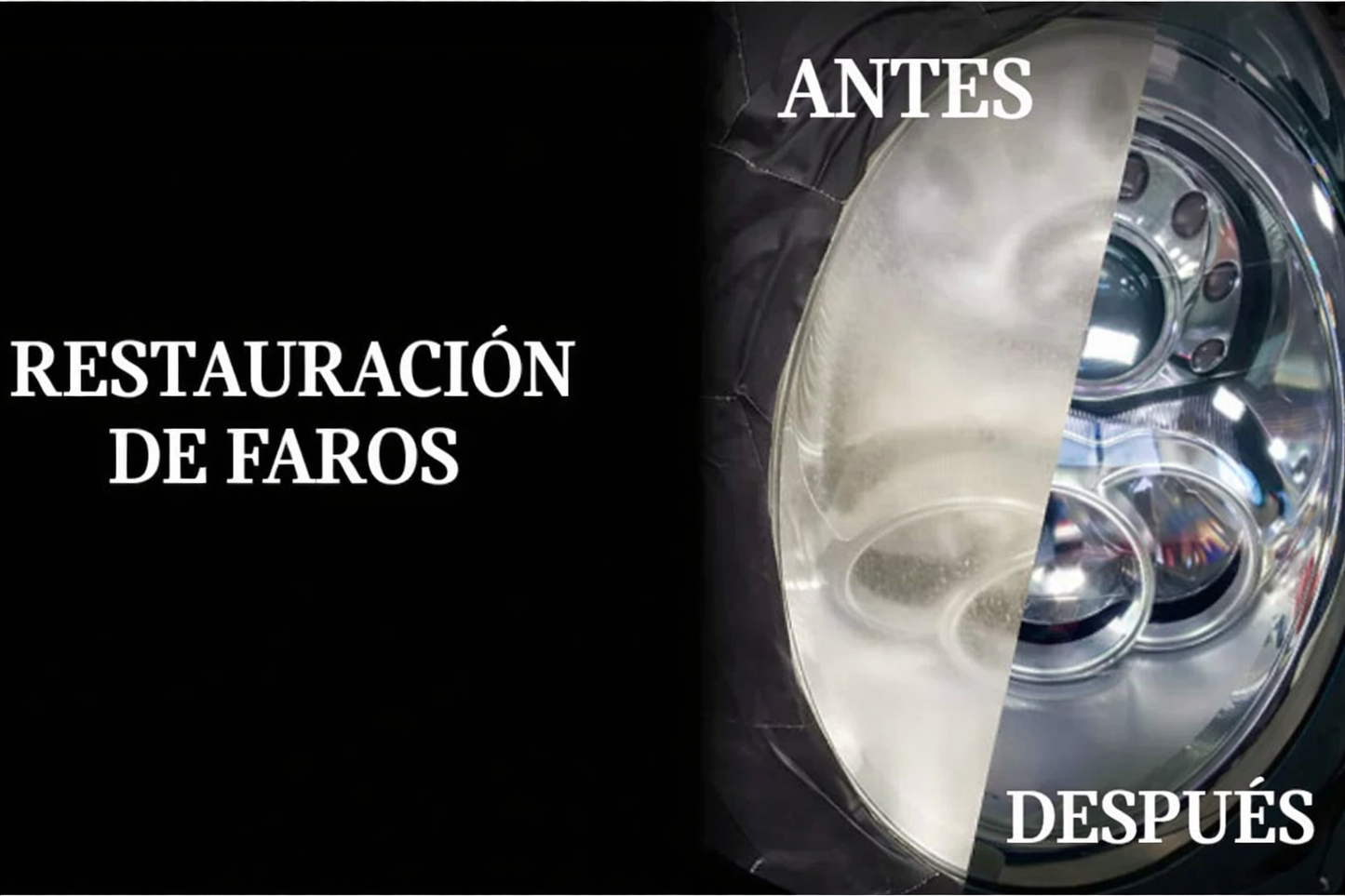 Kit de pulido para faros Renovador automático de faros Restauración de luces Limpieza del coche 300 ml