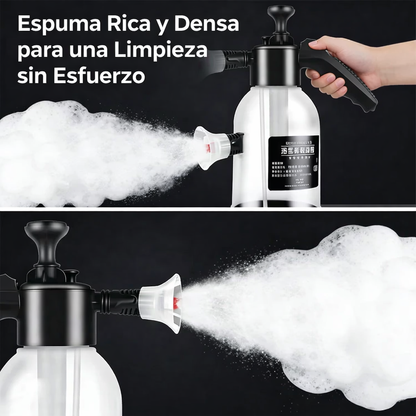 Bote pulverizador de espuma de 2 litros con válvula de alivio de presión para uso doméstico