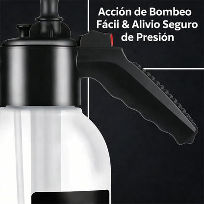 Bote pulverizador de espuma de 2 litros con válvula de alivio de presión para uso doméstico