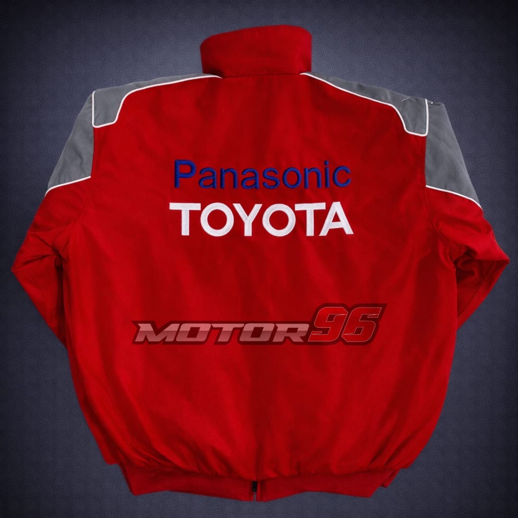 Chaqueta Racing Toyota Panasonic – Red & Grey Motorsport