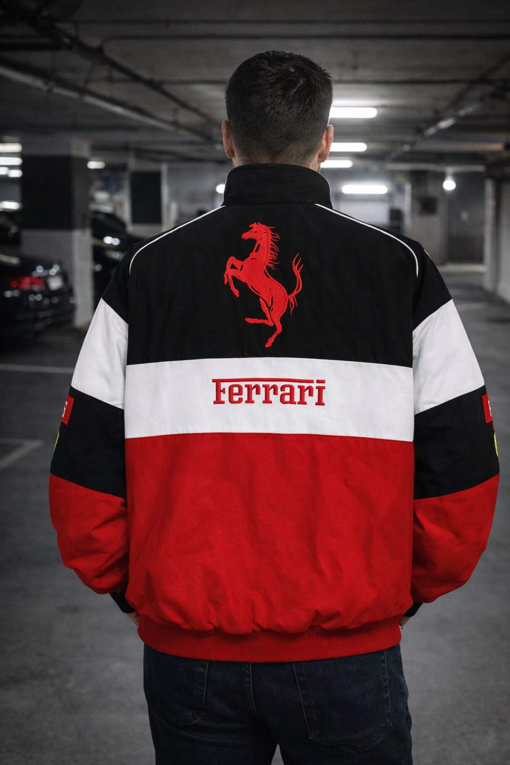 Chaqueta Motorsport Ferrari F1 – Shell & OMP Edition